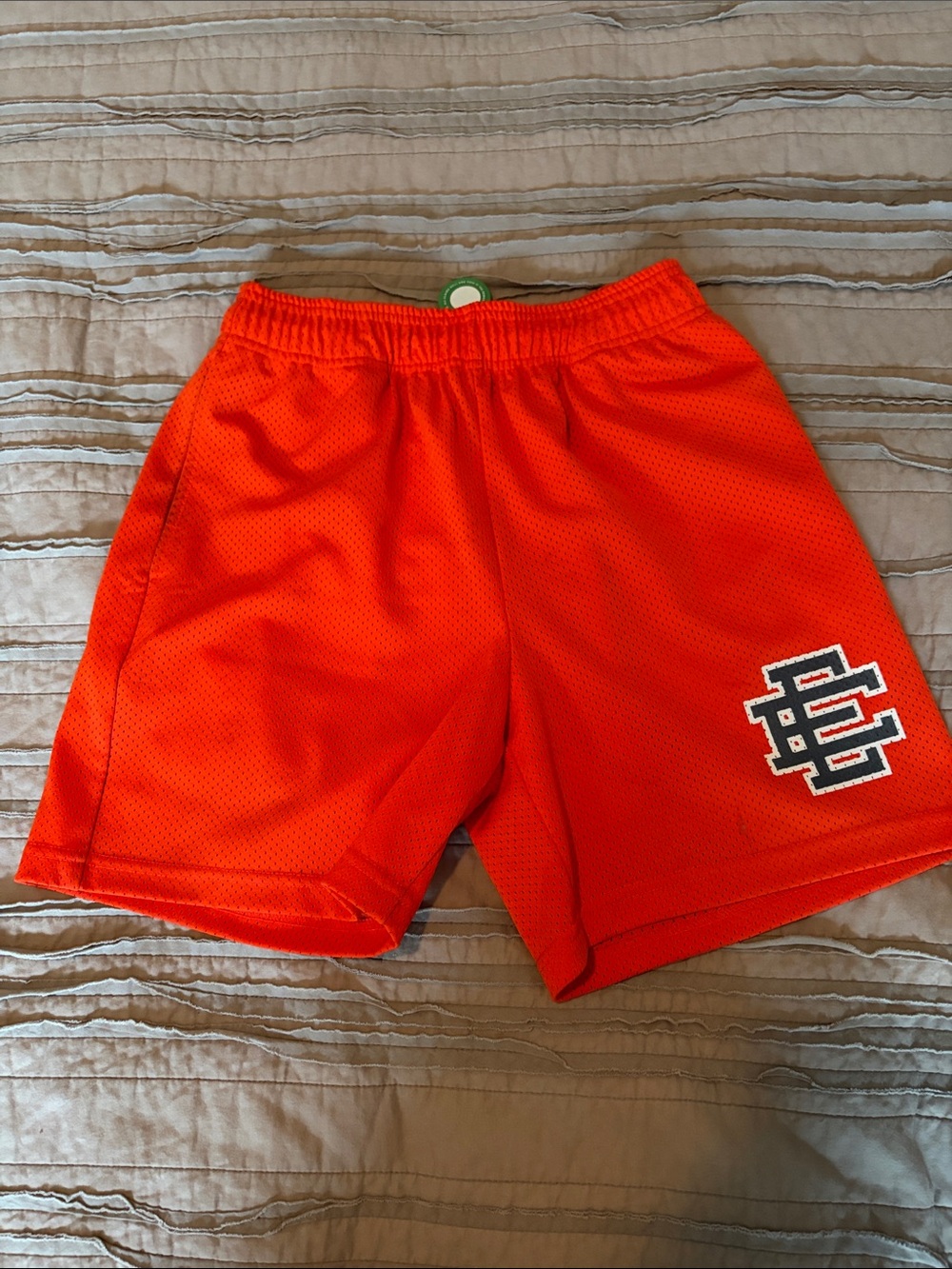 Eric Emanuel EE Orange Mesh Shorts w/tags Size Small